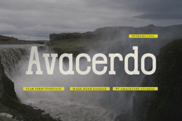 Avacerdo: A Bold Statement in Typography