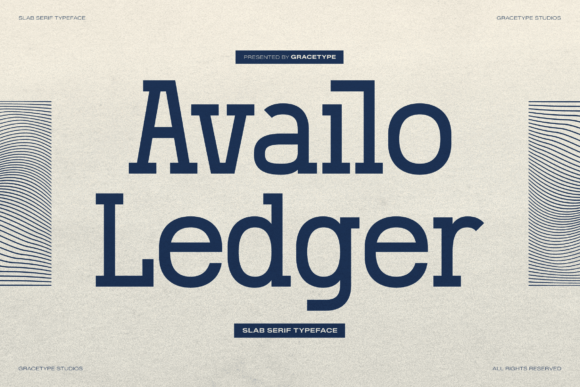 Availo Ledger: A Timeless Typeface for Modern Design