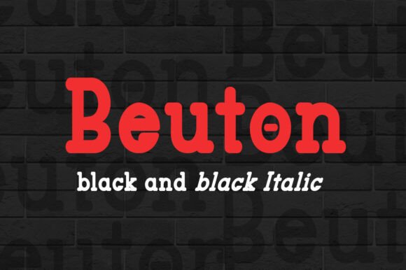 Beuton Black: Bold Typography for Impact