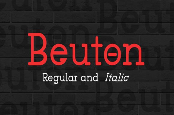 Beuton Regular: Where Industrial Strength Meets Refined Clarity