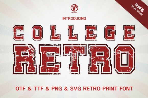 College Retro: A Timeless Font for Modern Designs