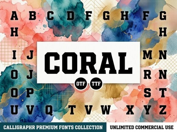 Coral: Timeless Typography for Campus Identity