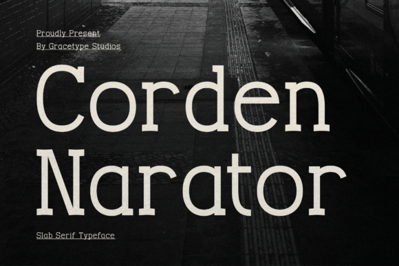 Corden Narator: A Bold Choice for Impactful Typography