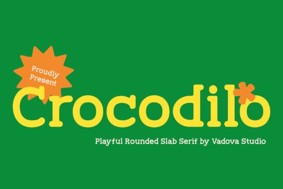 Crocodilo: A Playful Font for Creative Projects