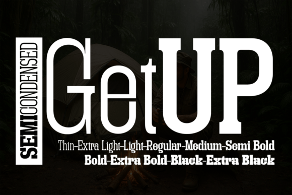 Getup Semi Condensed: A Versatile Typographic Choice