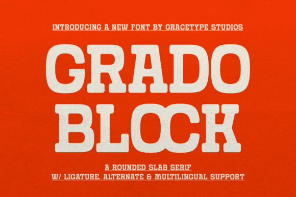 Grado Block: A Bold and Versatile Display Font for Modern Design