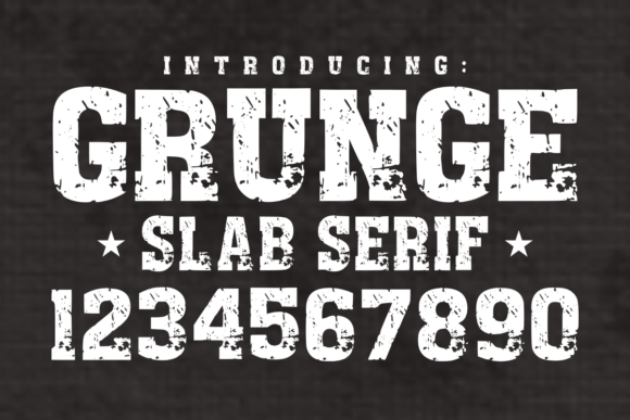 Grunge: Raw Power in Typography