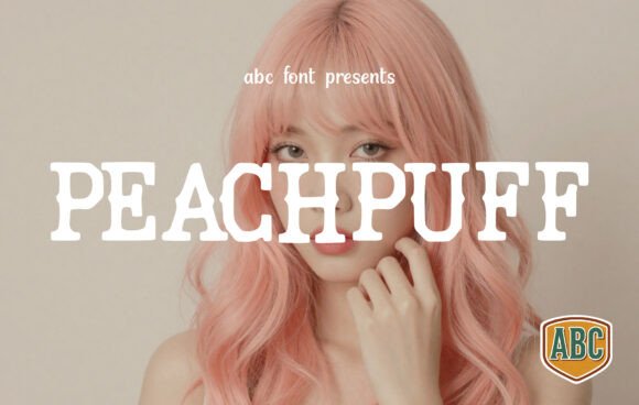 Peachpuff: A Bold Statement in Typography