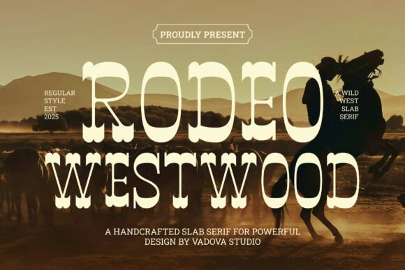 Rodeo Westwood: A Bold, Vintage-Inspired Typeface for Modern Design