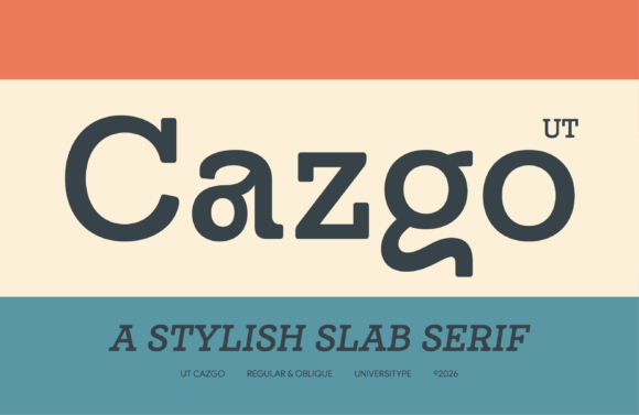 UT Cazgo: The Artisanal Font That Bridges Tradition and Modern Design